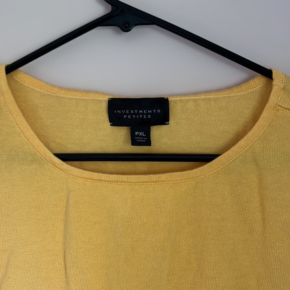 Yellow basic T-shirt - Picture 2 of 3